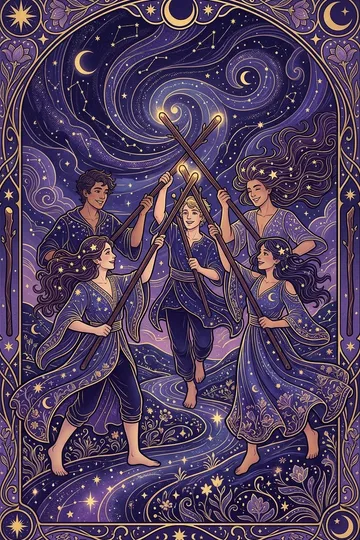 Five of Wands